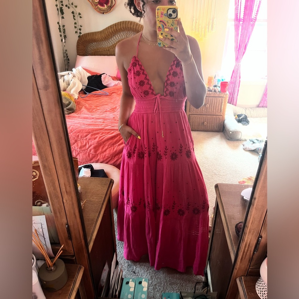 NWT Free People Real Live Maxi Dress Size Medium 💗